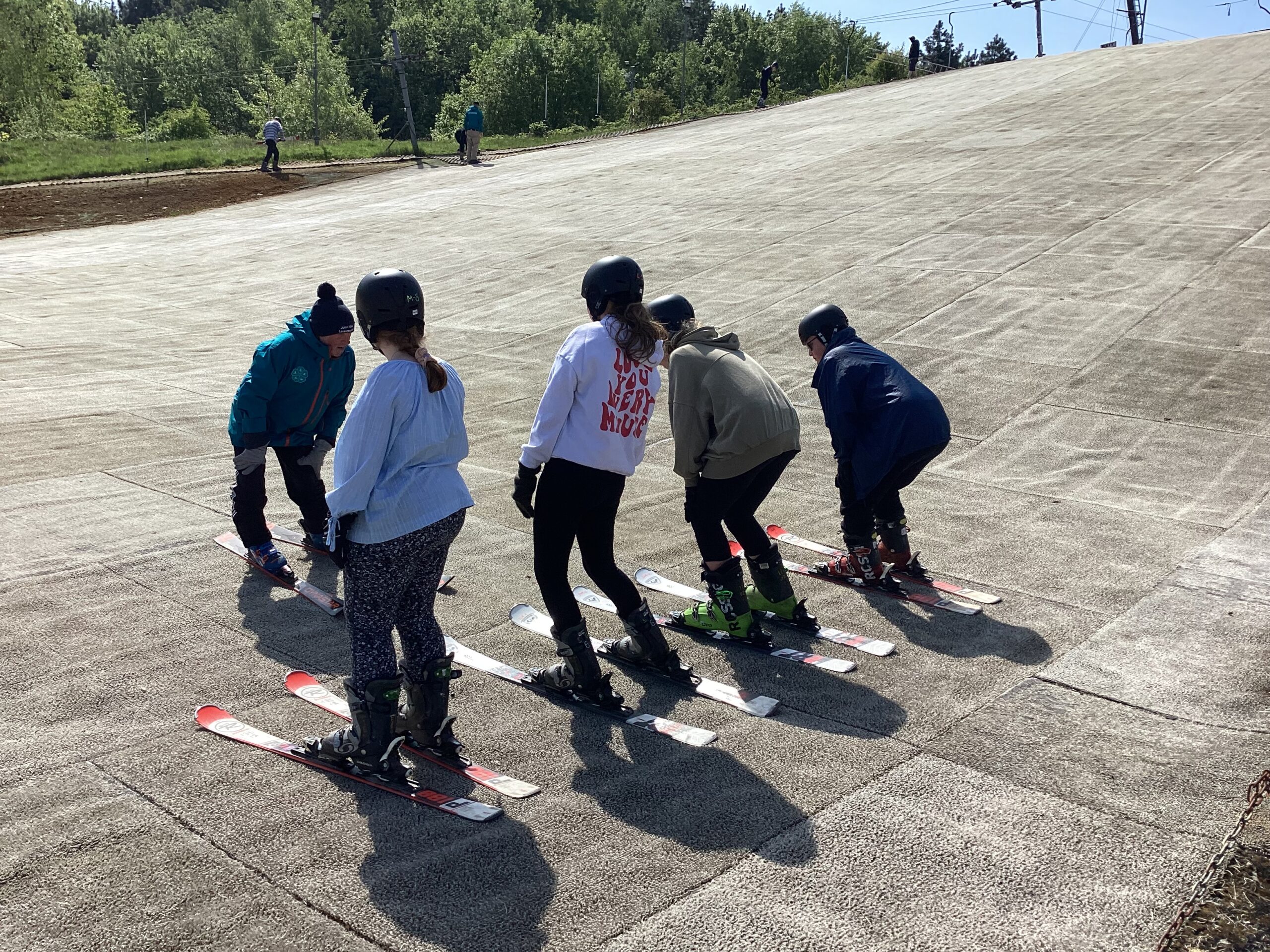 Second Ski Lesson Success as Pupils Take to the Slopes with Confidence