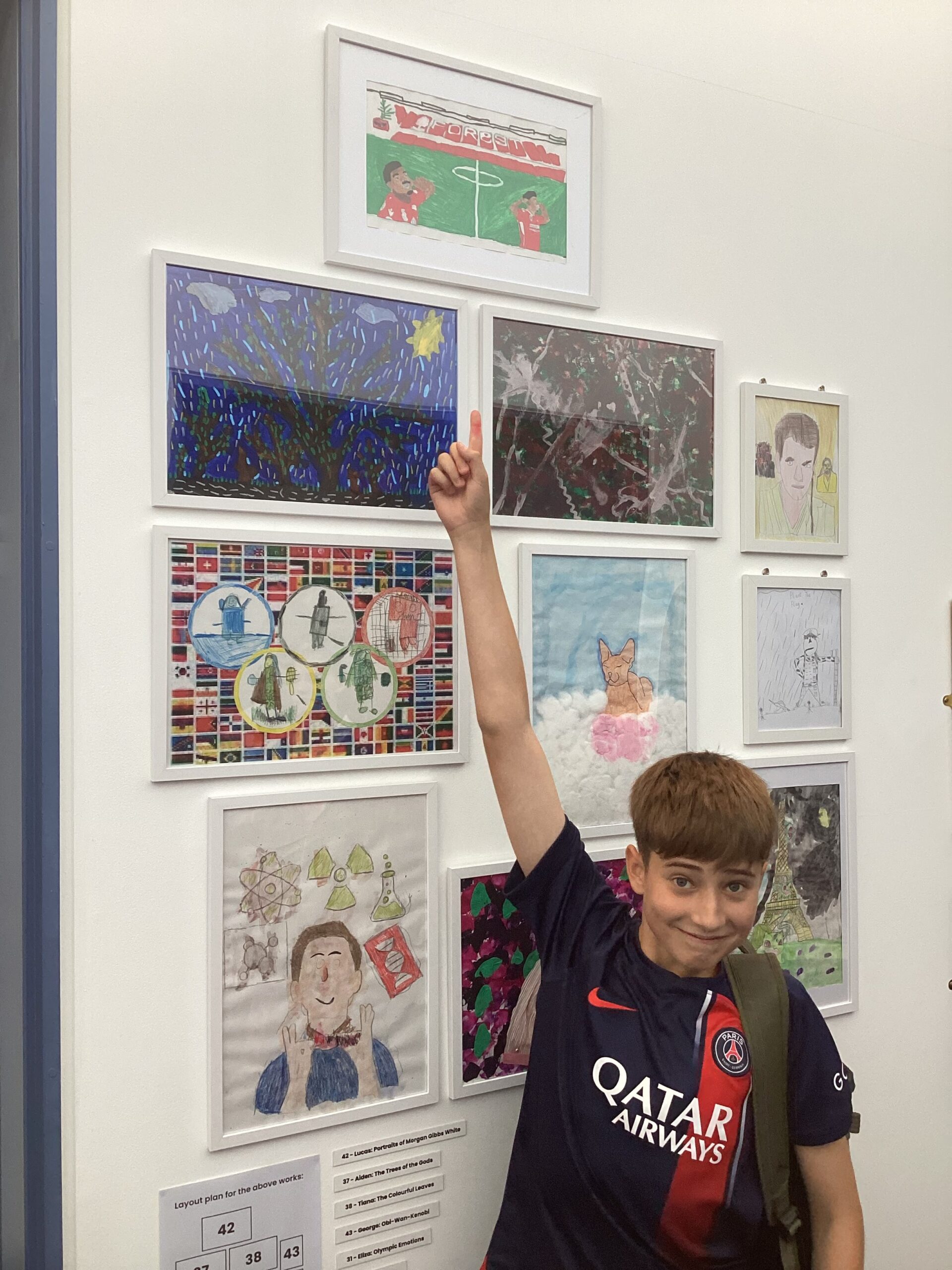 Celebrating Creativity: KS3 Artwork Showcased at the LEVEL Centre